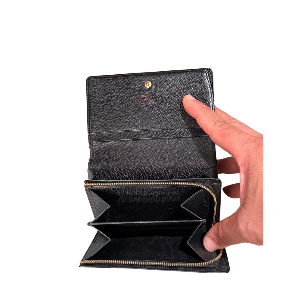 Louis Vuitton Black Epi Leather Trésor Long Wallet with COA - Picture 5 of 8